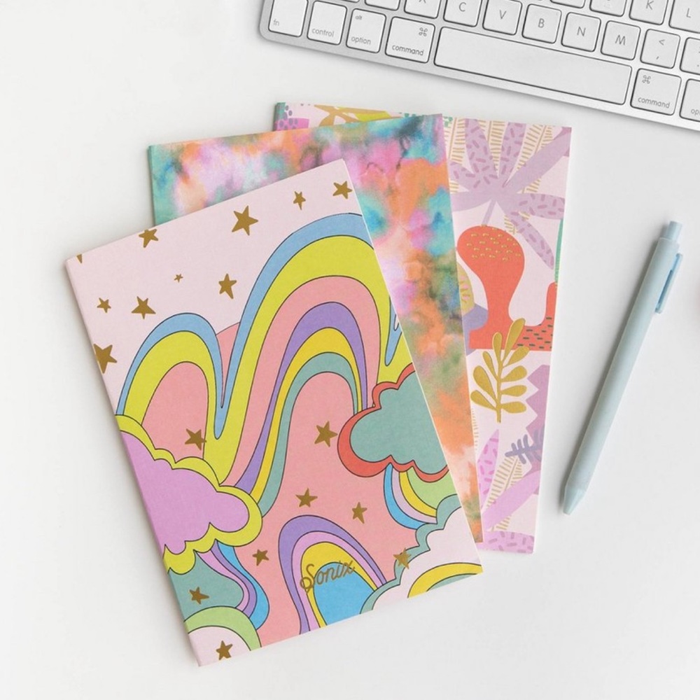 Sonix | 3pk Notebook Bundle Stitch Bound Illusion